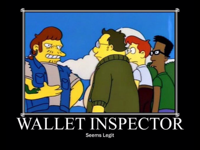 Simpsons Snake - Wallet Inspector