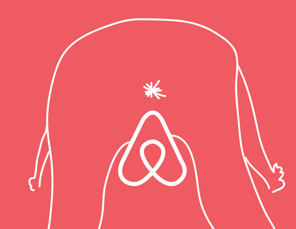 Airbnb butthole - new logo