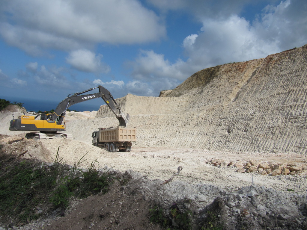 Chalky Mountain limestone mine, Jamaica