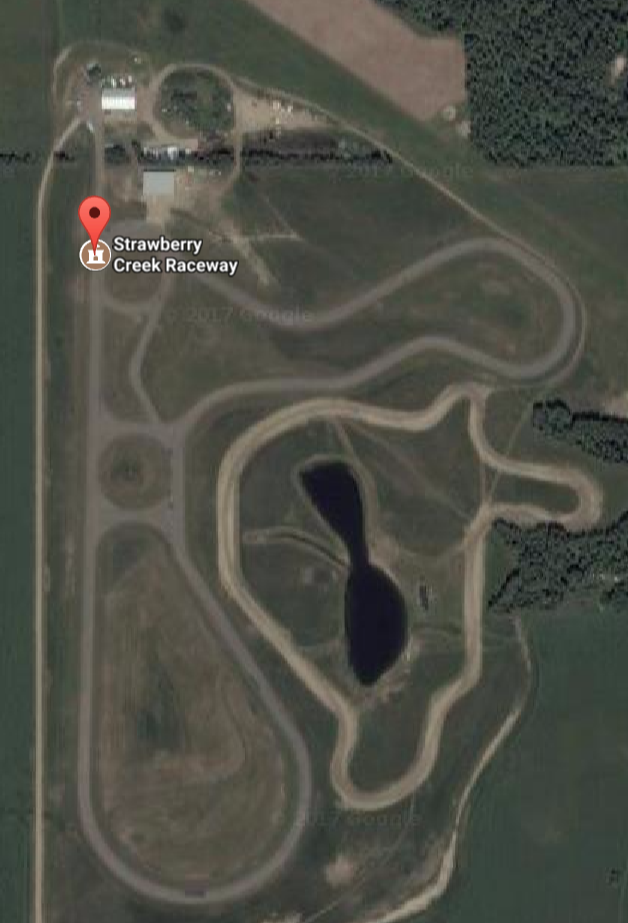 Strawberry Creek Raceway map