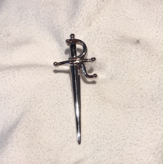 lapel pin sword