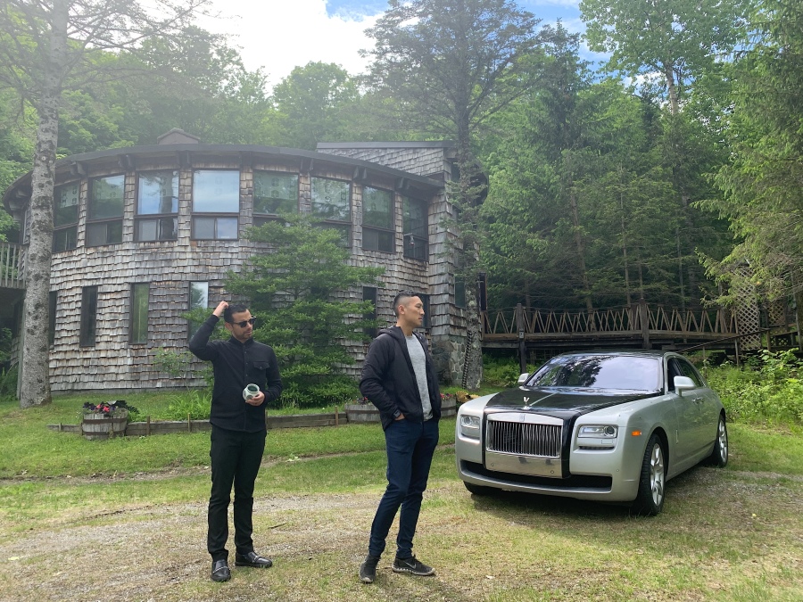 Round House and Rolls Royce Ghost