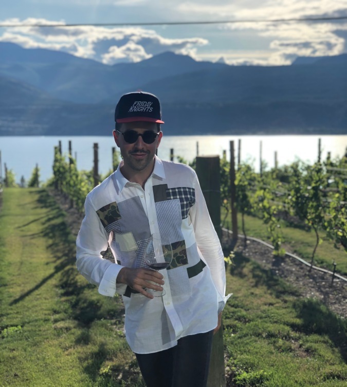 Pete at 50th Parallel Winery in Kelowna