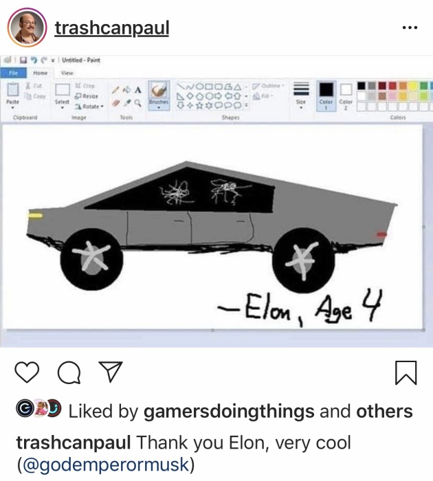 Tesla Cybertruck meme - 2